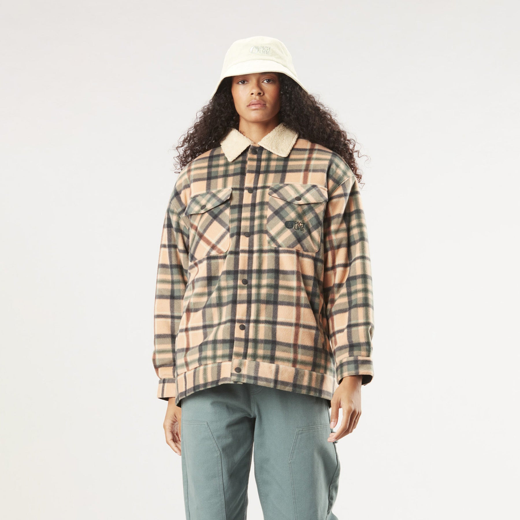 GAIBY JKT __color:Plaid_Toast#24