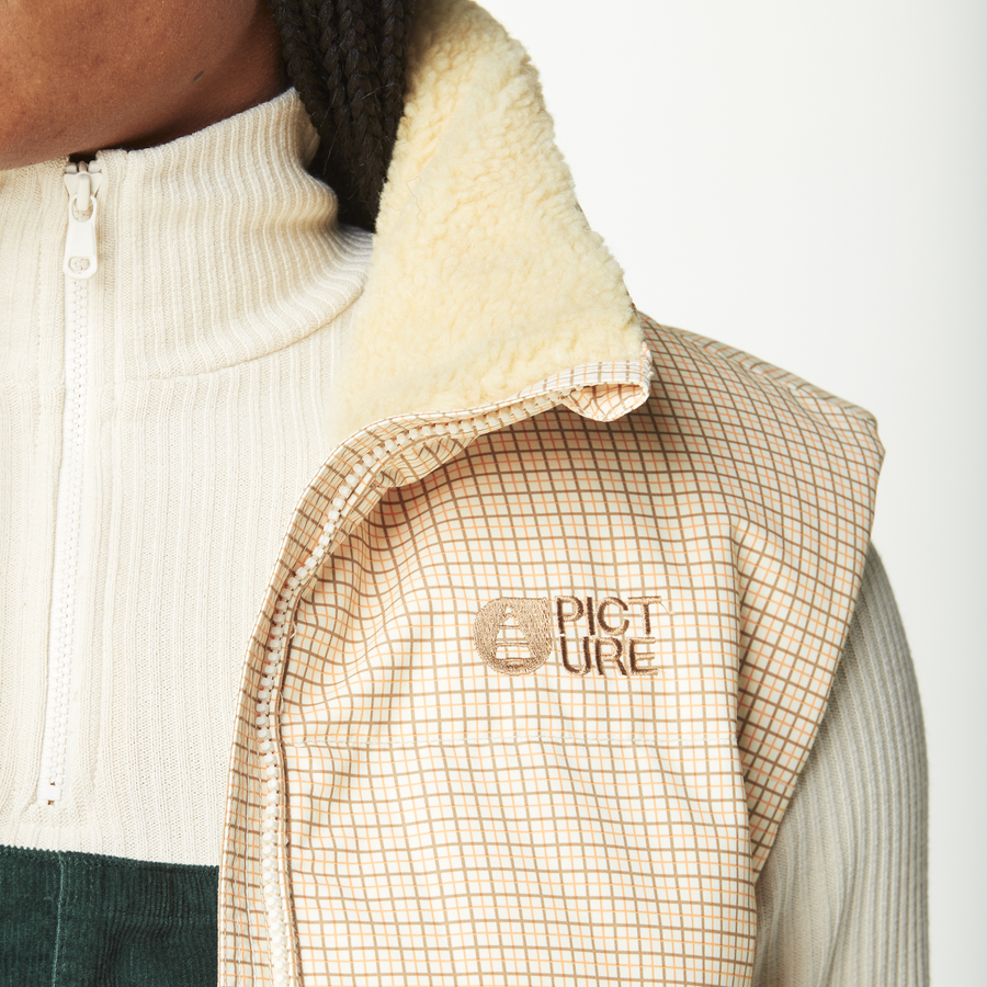 HYLLA VEST __color:Mini_Check_Print#19