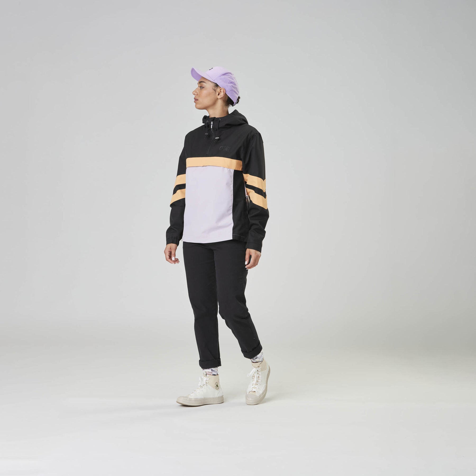 MELRA JKT __color:Black_/_Misty_Lilac#7