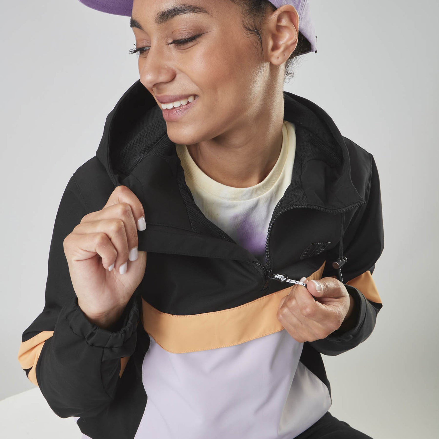MELRA JKT __color:Black_/_Misty_Lilac#13