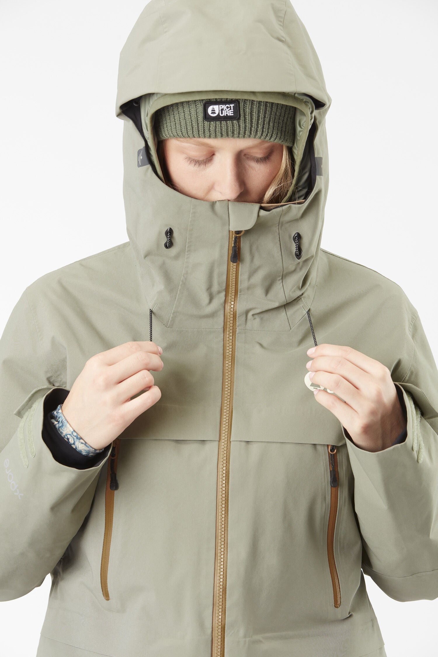 ALLEA 3L XPORE JKT __color:Shadow#6