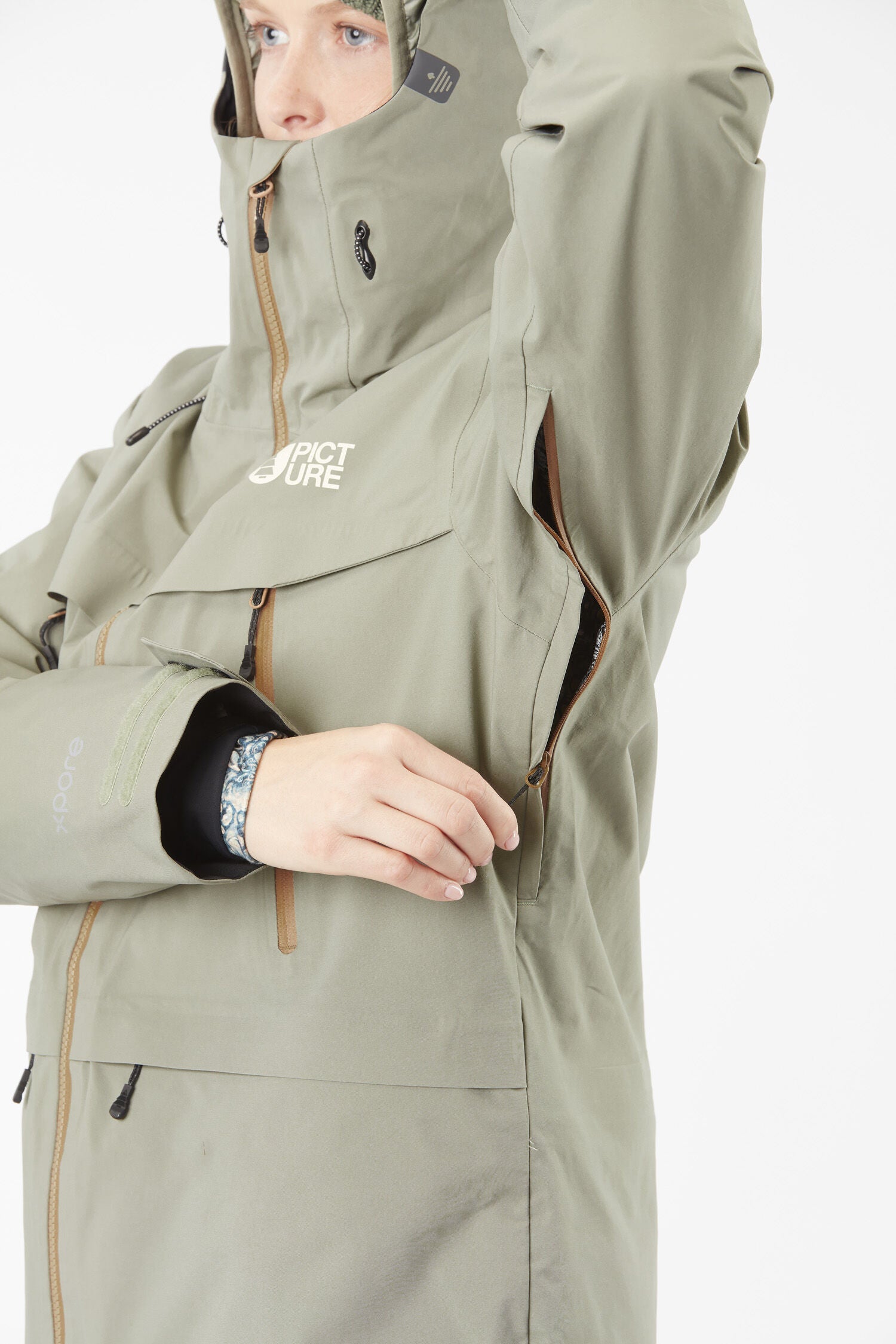 ALLEA 3L XPORE JKT __color:Shadow#10