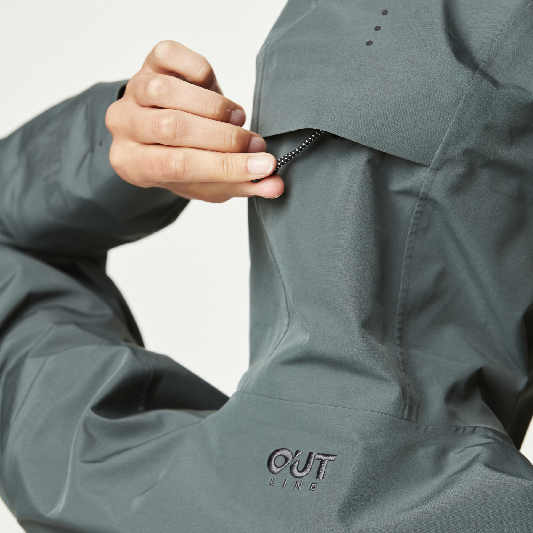 HANO 3L JKT __color:Concrete_Grey#12