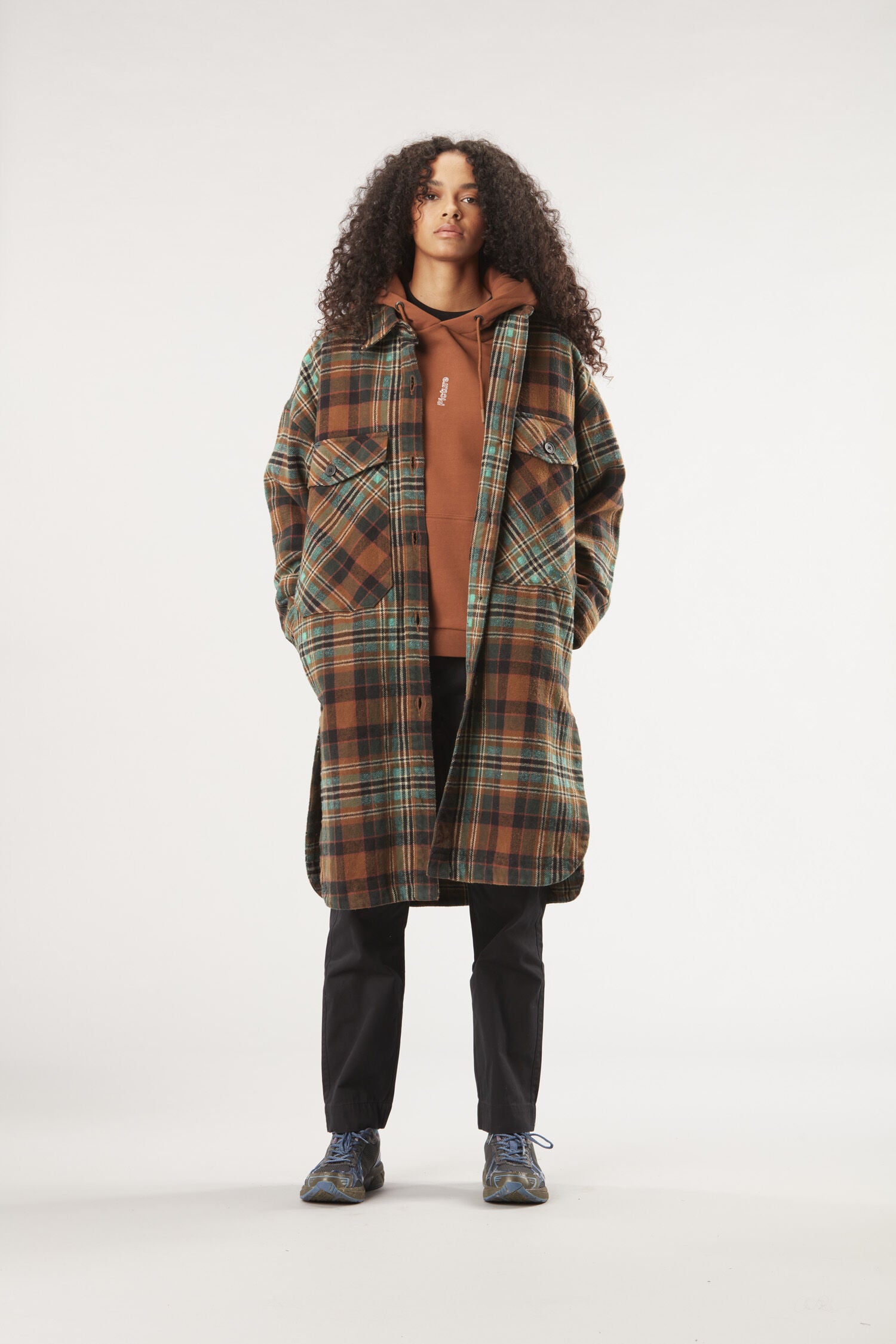 SOTOLA COAT __color:Camel_Plaid#1