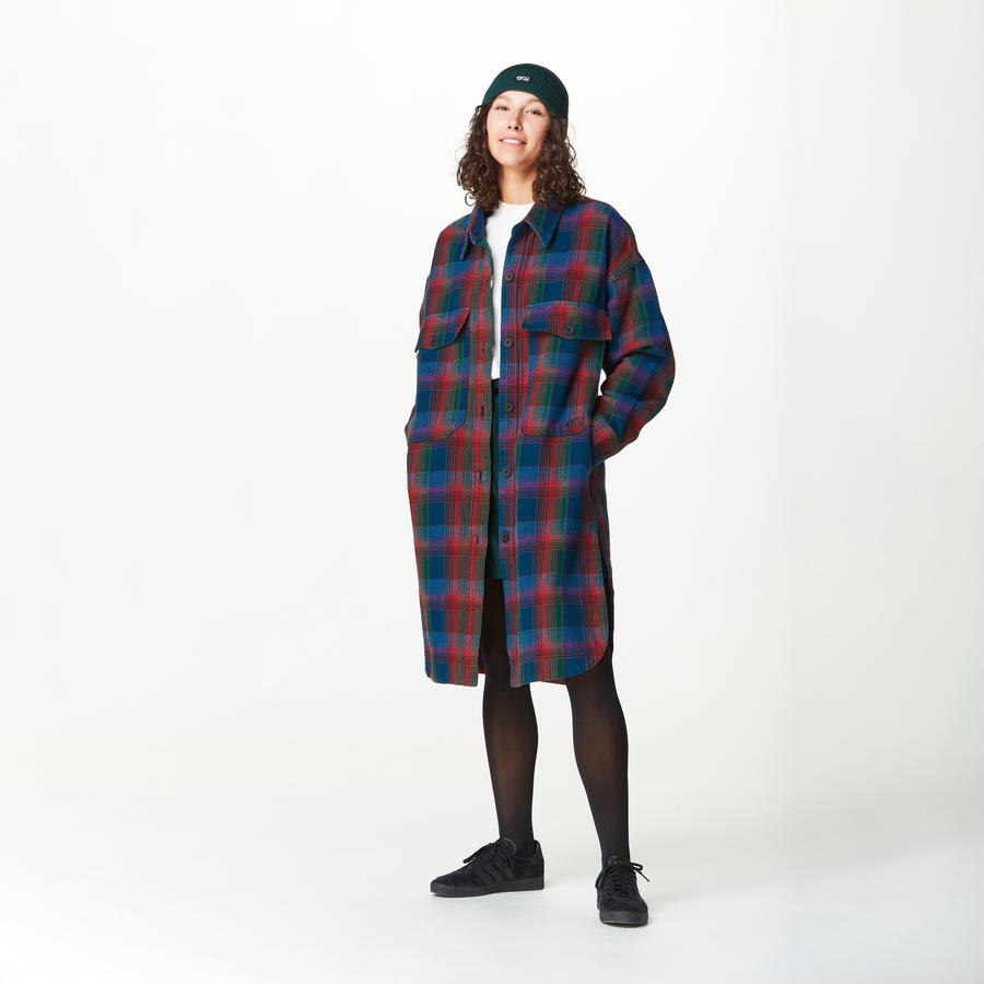 SOTOLA COAT __color:Plaid_Dill#8