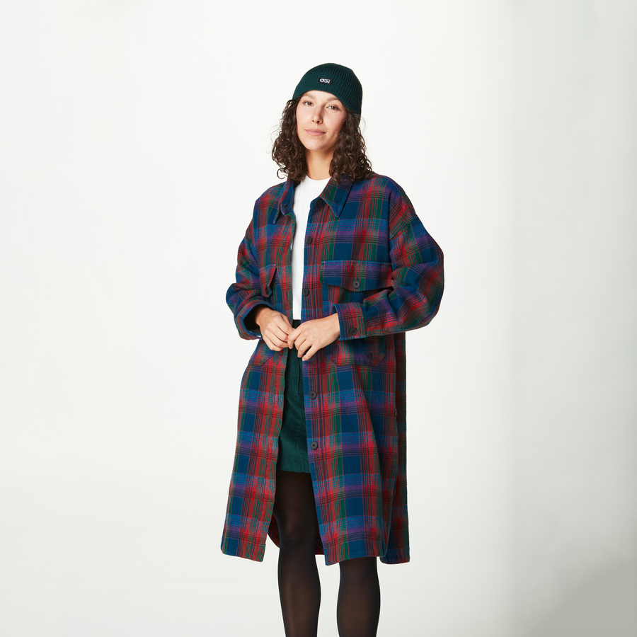 SOTOLA COAT __color:Plaid_Dill#7