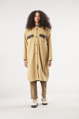 SOTOLA FLEECE COAT __color:Fennel_Seed#1