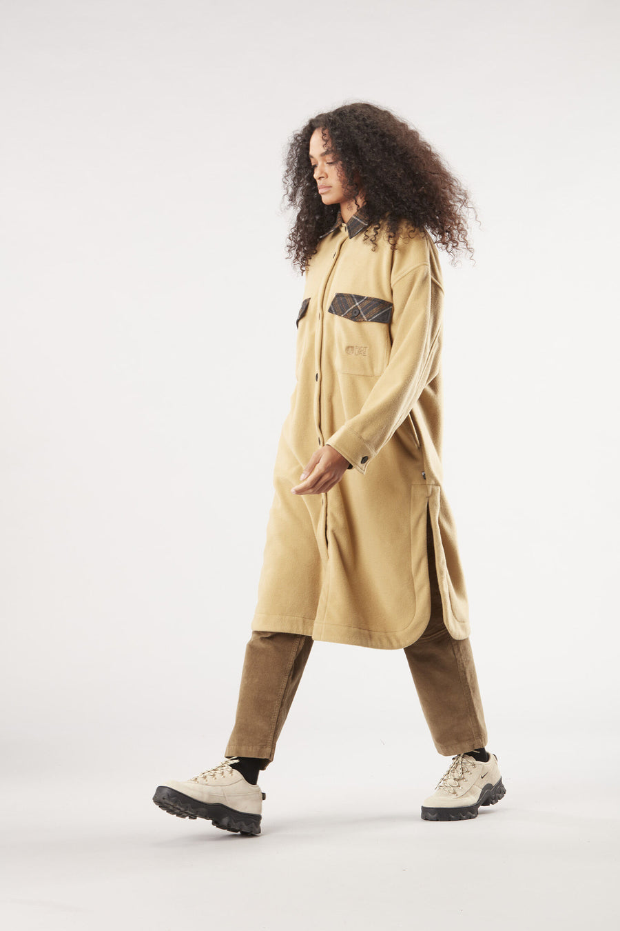 SOTOLA FLEECE COAT __color:Fennel_Seed#3