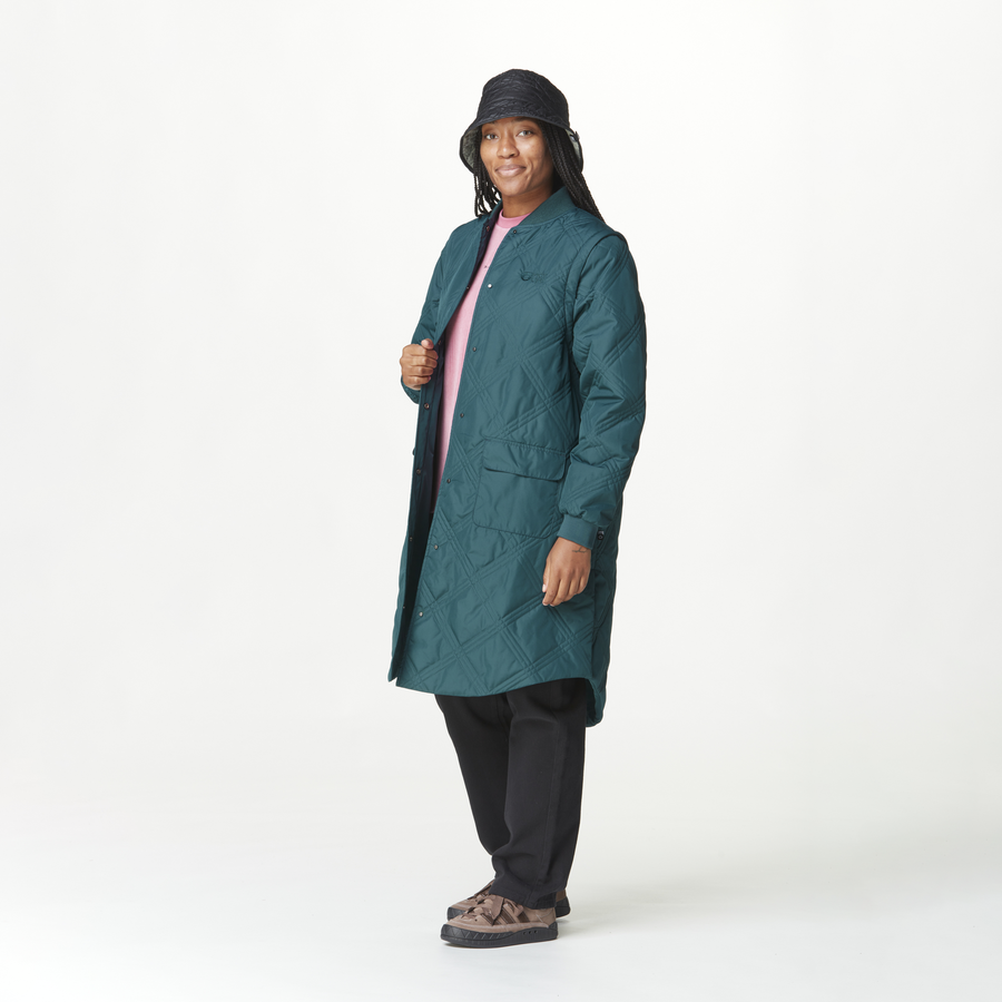 ENDYA COAT __color:Deep_Water#1