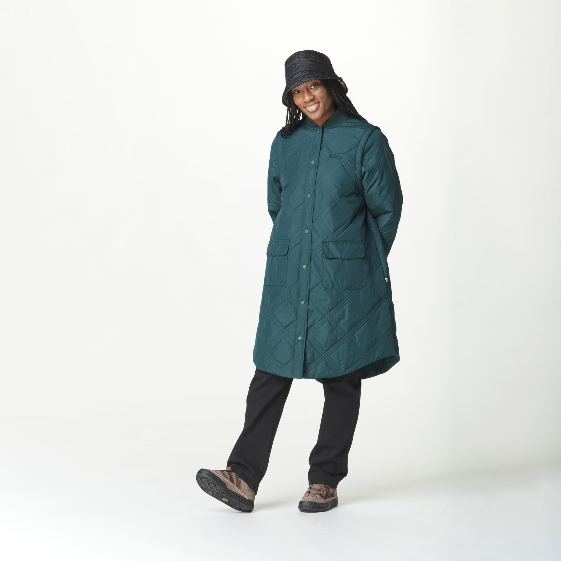 ENDYA COAT __color:Deep_Water#5